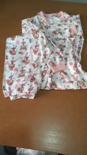 3 Pijamas 6 Anos Feminino Longo