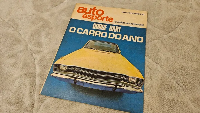 Revista Auto Esporte 65 - Dodge Dart - Carro do Ano - 1970 (nao e quatro rodas)