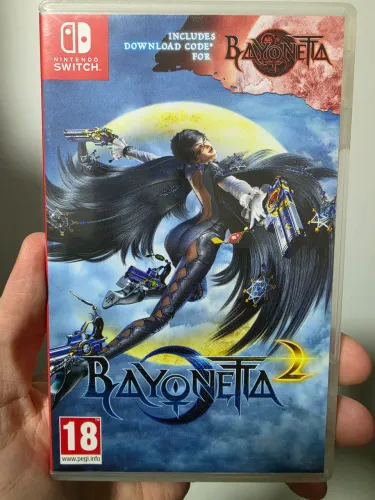 RARO! - Bayonetta 1 (código resgatável) + Bayonetta 2 (físico) - Usado - Exatamente - EUR