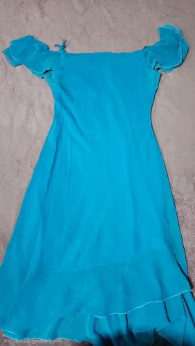 Vestido azul claro