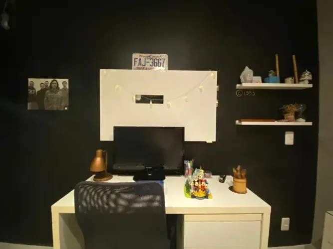 Painel Televisão Laqueado Branco 1,00x62