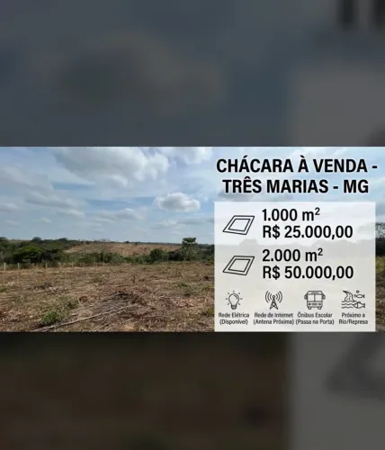Lote em três Marias
