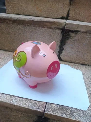 Cofre para Guardar Dinheiro, Porco