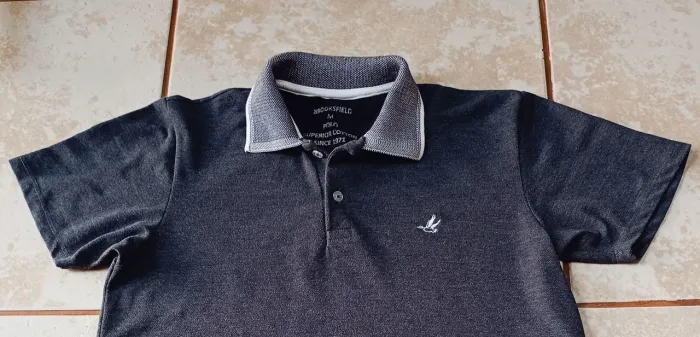 Camiseta polo masculina Brooksfield tamanho M