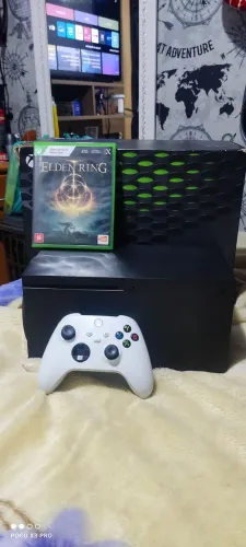 Xbox Séries X 1TB, 1 Controle + Elden Ring Midia Física