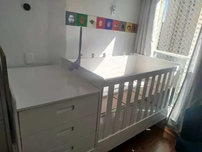 Berço Multifuncional Branco Luna Reller