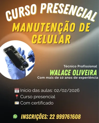 Curso manutenção de celular