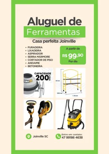 Aluguel de ferramentas