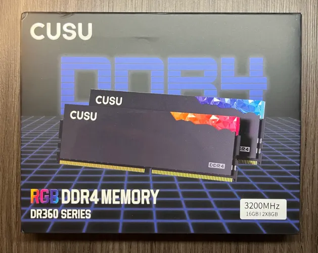Memoria RAM CUSU DDR4 16GB 3200MHz 2x8GB Crystal RGB