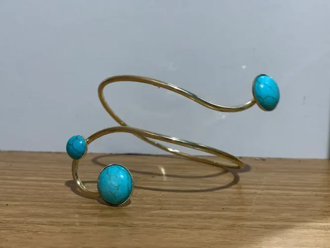 Bracelete turquesa modelador 
