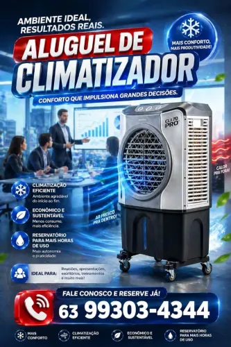 ALUGUEL DE CLIMATIZADORES
