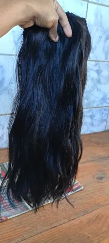 Vendo cabelo humano,todo na tela pronto para ponto americano ou tic tac ,50/55cm ondulado