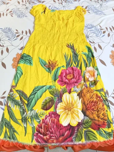 Vestido amarelo p