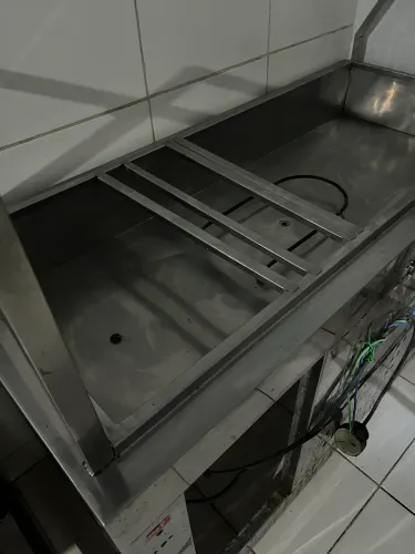 Pista Quente Inox Self-Service
