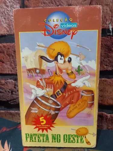 Fita VHS Coleção Disney Vídeos Pateta No Oeste 