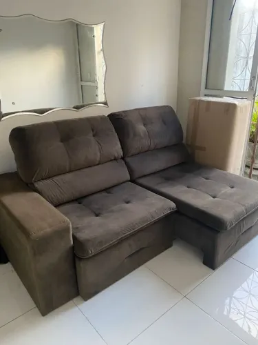 Sofá Moderno Retrátil e Reclinável/molas ensacadas com entrega dependendo do local l