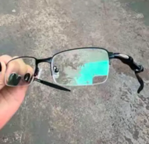 Armação de Óculos com Mola Lentes Sem Grau<br>Oculos Molinha Lupa de Descanso