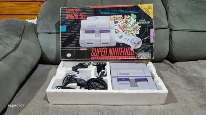 Super Nintendo NES bem cuidado