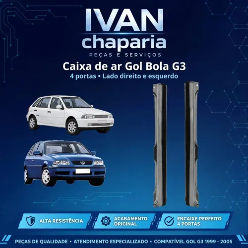 Caixa de ar gol bola G3, 4 portas