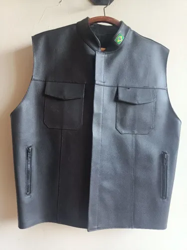 Colete de couro Tam G/GG masculino