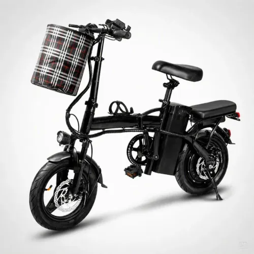 Bicicleta Elétrica 25km/h Dobravél Pedal W8 400w Autonomia 25km 48v 10ah