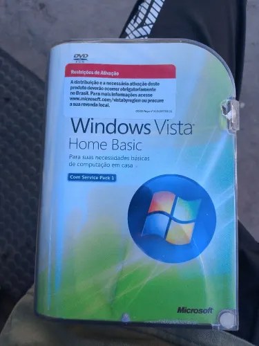 VENDO UM DVD original de instalação do windows vista home basic