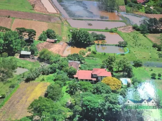 Velleda oferece magnífica área de 4,8 hectares, ótimo para piscicultura em General Câmara