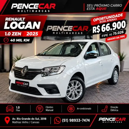Renault Logan Zen Flex 1.0 12V 4P Mec. 2025