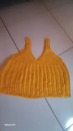 Blusa de croche