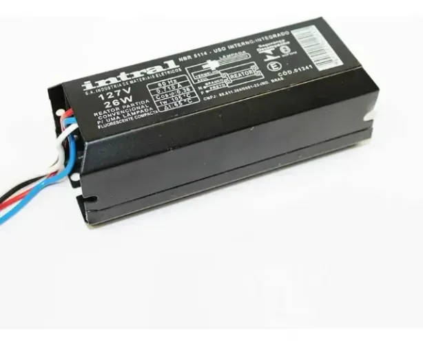 Reator Magnético Intral 26W para Lâmpadas Fluorescentes Compactas