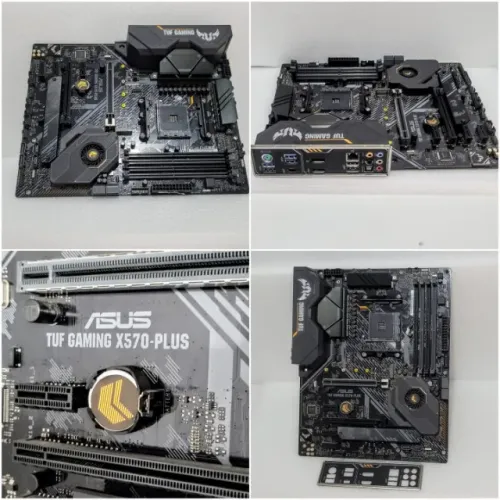 Placa Mae ASUS TUF Gaming X570 Plus AM4 DDR4 PCIe 4.0 Dual M.2 Ryzen ATX
