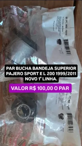 PAR BUCHA BANDEJA SUPERIOR PAJERO SPORT E L 200