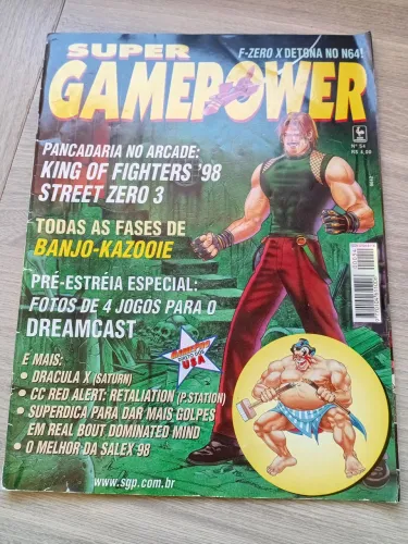 Lote 3 revista antigas: Super game power + Gamers + Nintendo world