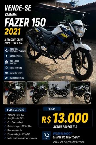 Fazer 150/ 2021