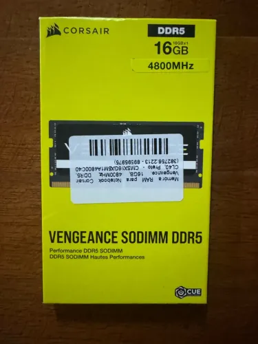 Memoria ram 16gb ddr5 corsair notebook