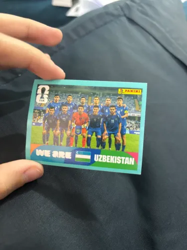 Figurinha copa uzbekistan