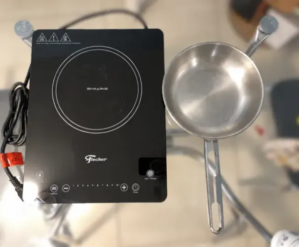 fogão (cooktop) de indução 1 boca + frigdeira indução