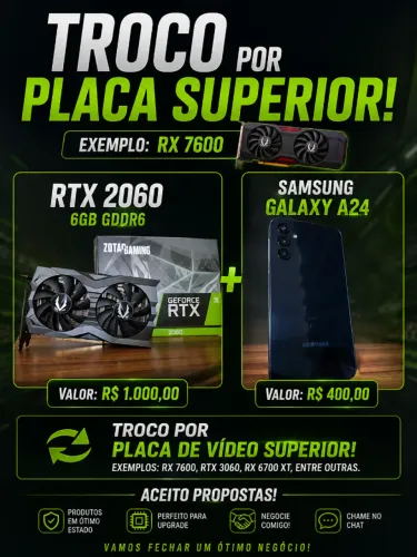 Placa de video Zotac Nvidia RTX 2060