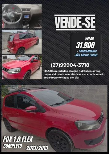 Volkswagen Fox 1.0 MI Total Flex 8V 5P 2013