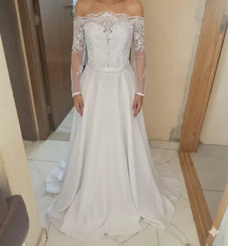 Vestido de noiva renda