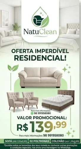 Limpeza de Estofados (Higienização)