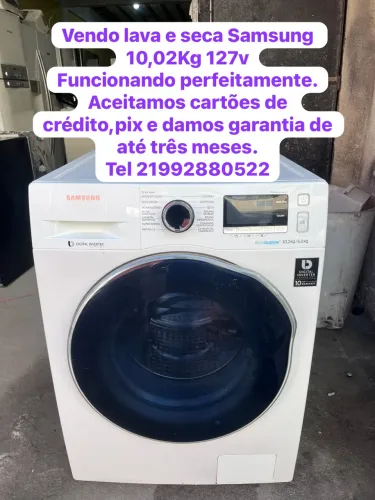 Vendo lava e seca Samsung 10kg 127 V