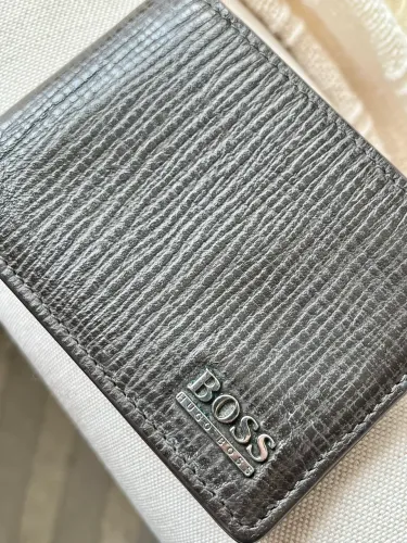 Carteira Hugo Boss Marrom Couro excelente estado