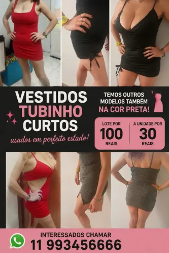 Vestidos curto tubinho