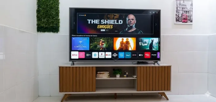 Smart TV LG 75 Polegadas 4K Thinq AI - Modelo Cinema Em Casa (Impecável)