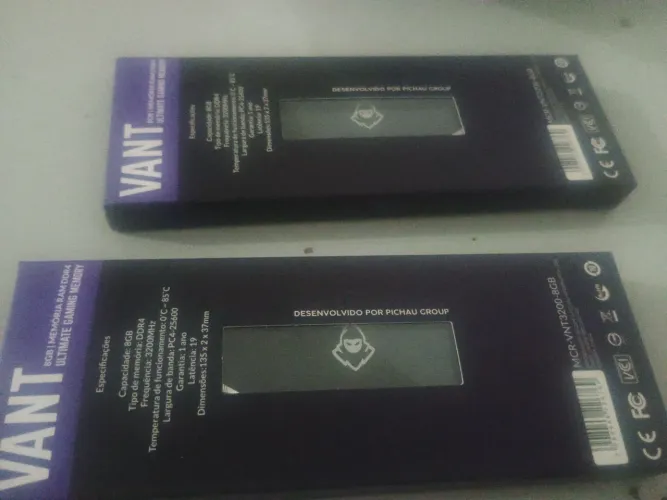 Memória mancer vant 16gb(2x8gb)3200mhz ainda na caixa