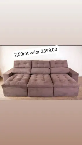 Sofá retratil e reclinável