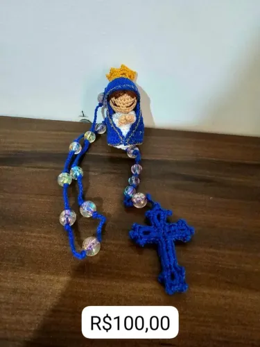 Terço de amigurumi