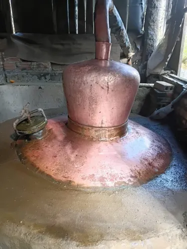 Alambique completo de cobre