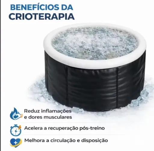 Banheira de gelo crioterapia